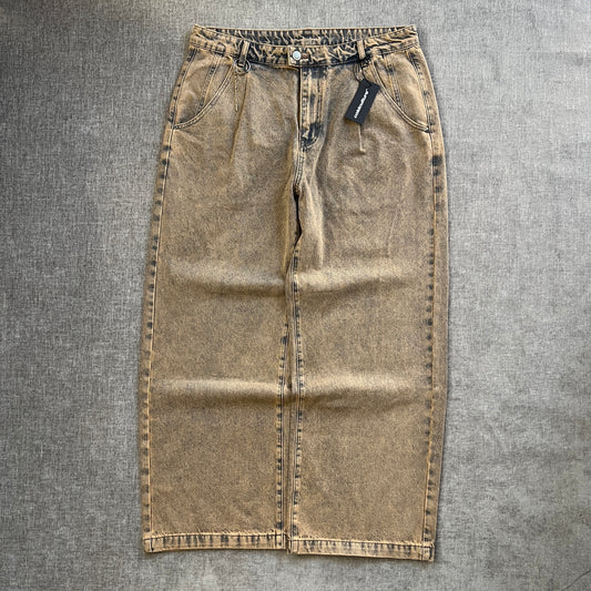 Cold Culture Sand Wash Baggy Jeans