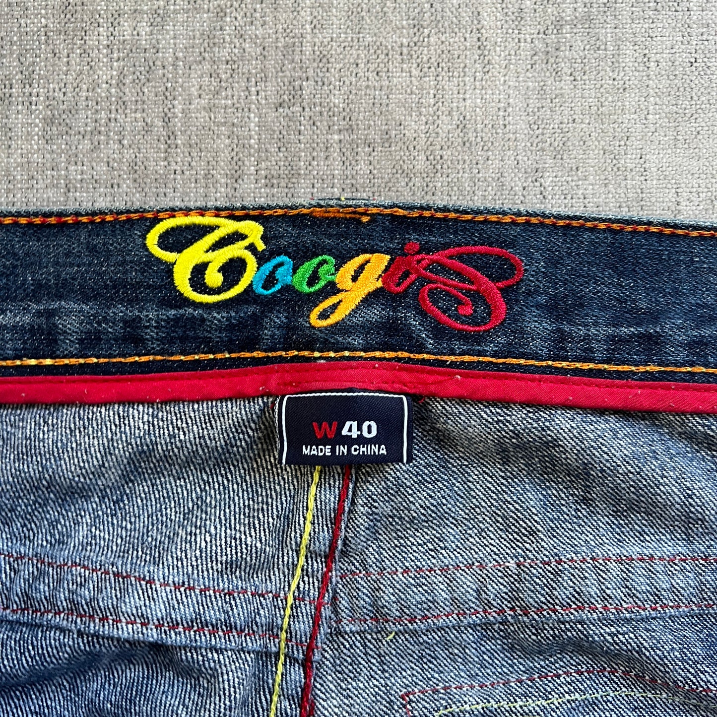 Coogi Súper Baggy Embroidery Jort