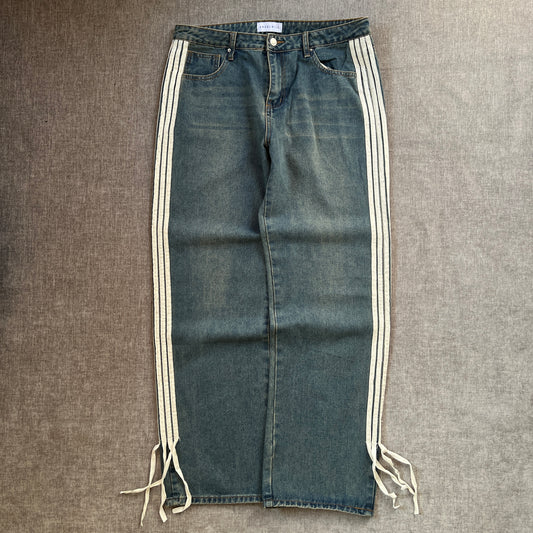 Side Stripes Relaxed Fit Jeans