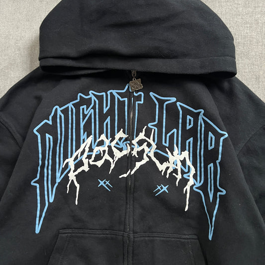 PACSUN x NL25H Zip Up Hoodie