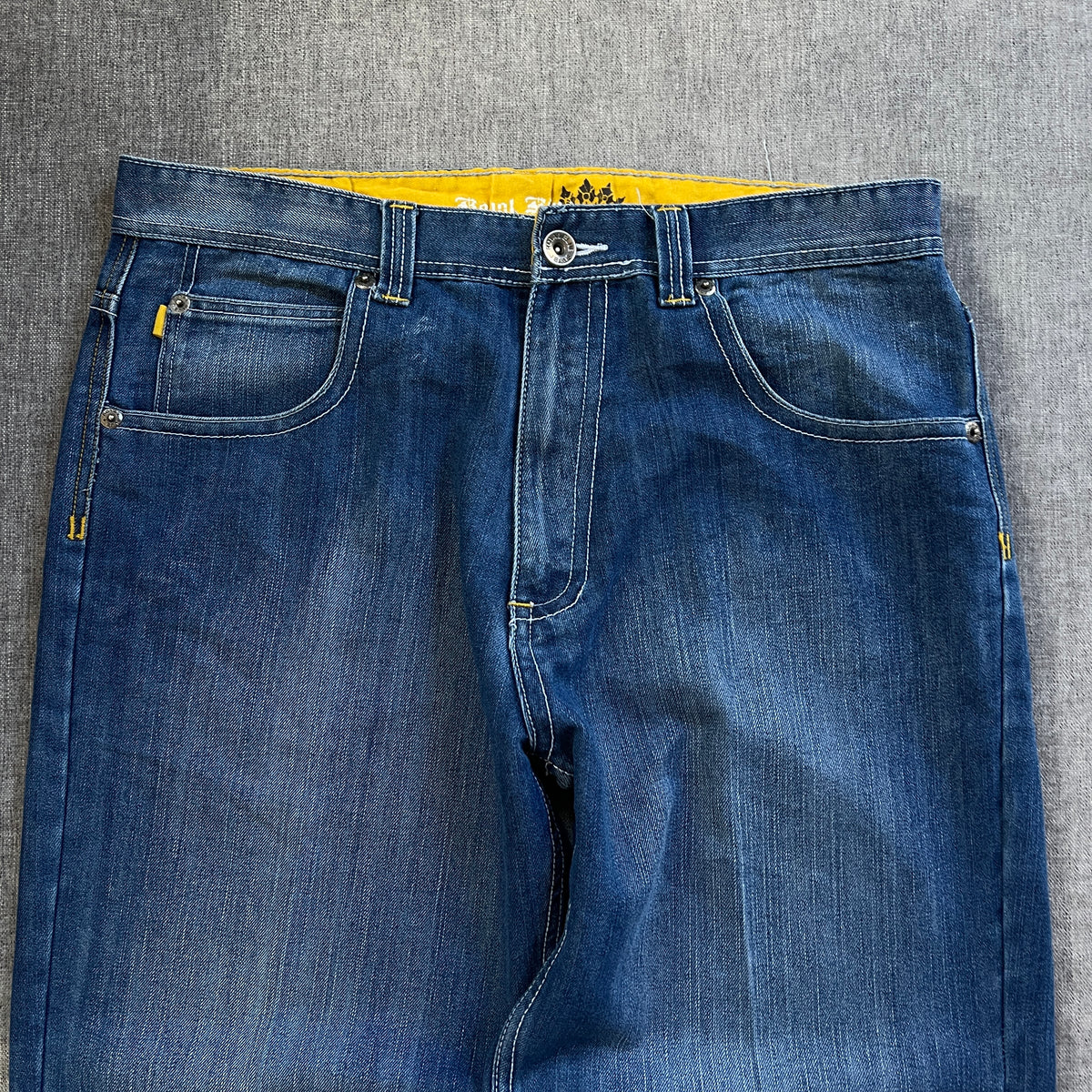 Royal Blue Y2K Baggy Jeans