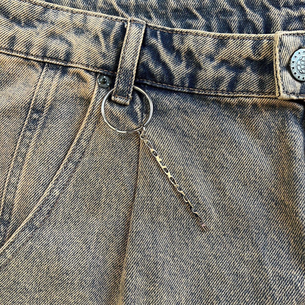 Cold Culture Sand Wash Baggy Jeans
