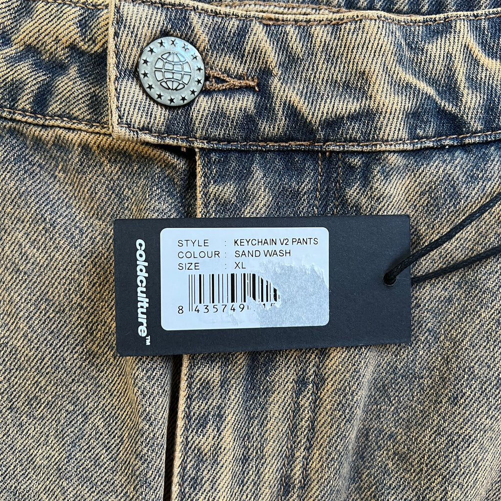 Cold Culture Sand Wash Baggy Jeans