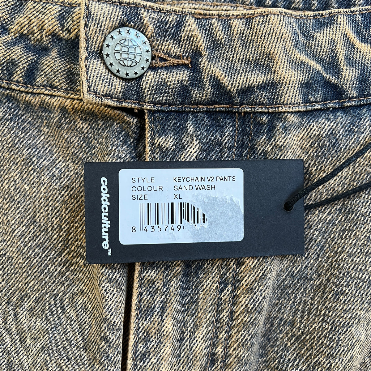 Cold Culture Sand Wash Baggy Jeans