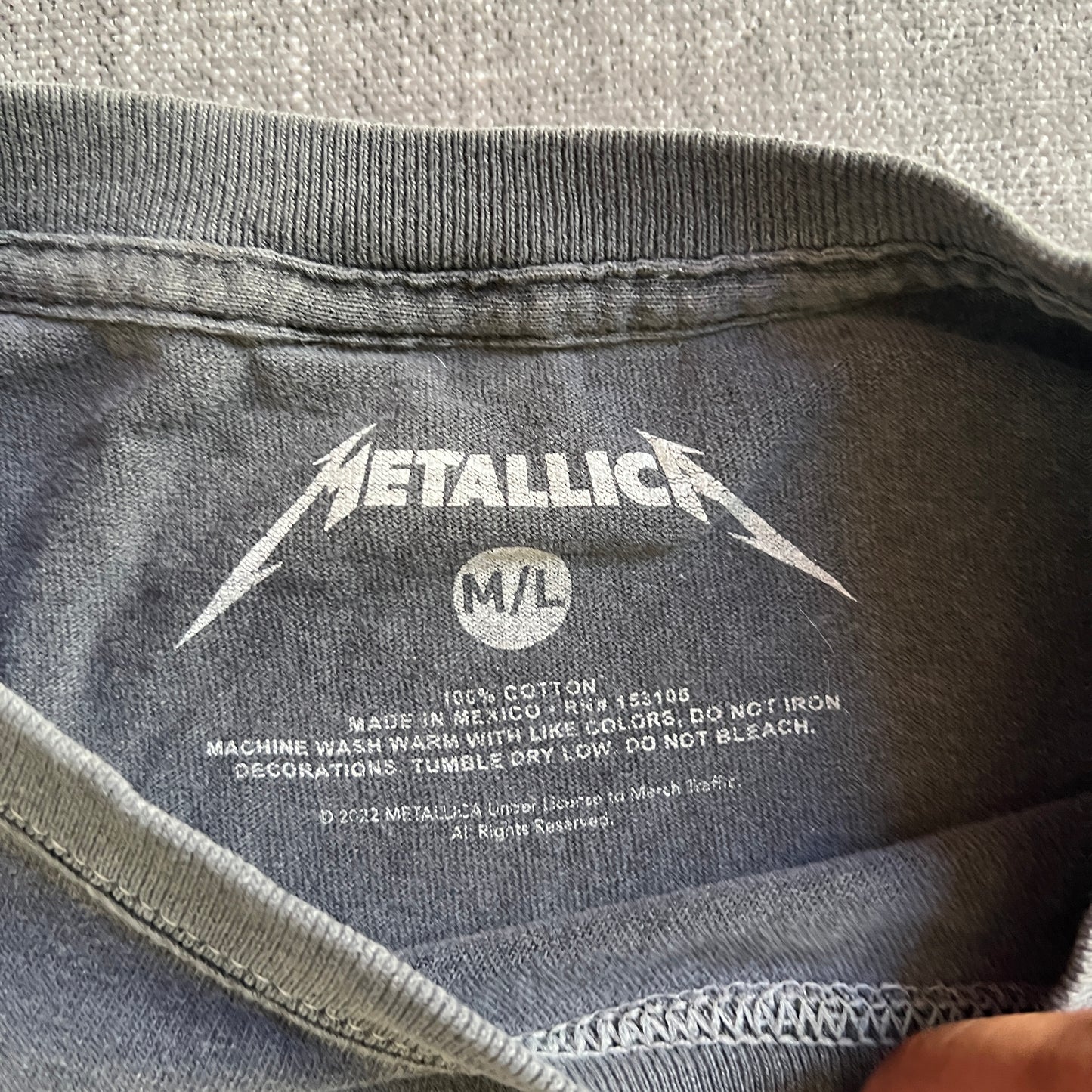 Metallica “And Justice For All” Band Tee