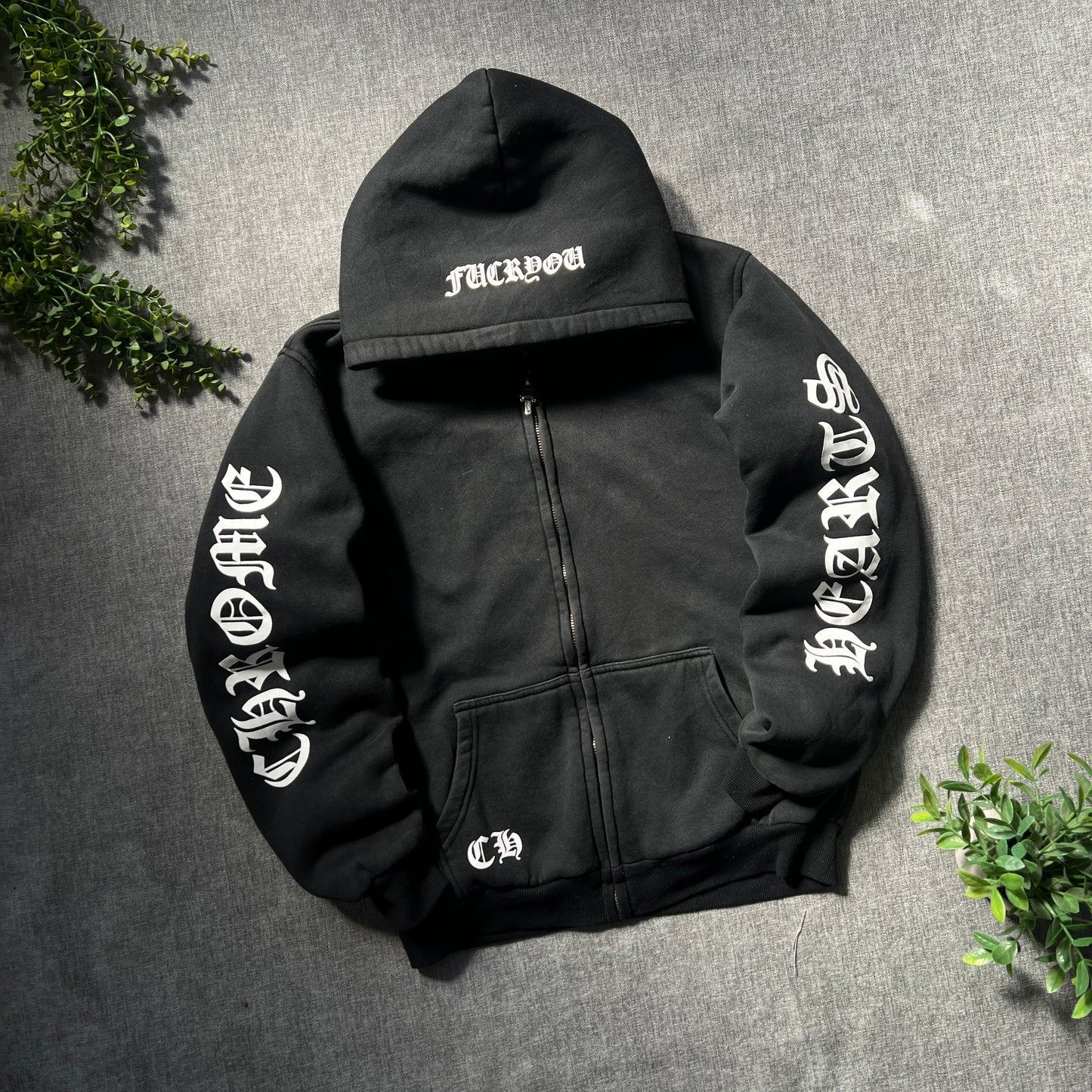 Chrome Hearts Zip Up Hoodie