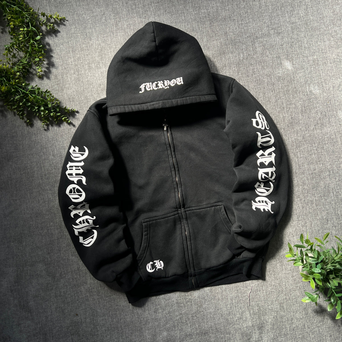 Chrome Hearts Zip Up Hoodie