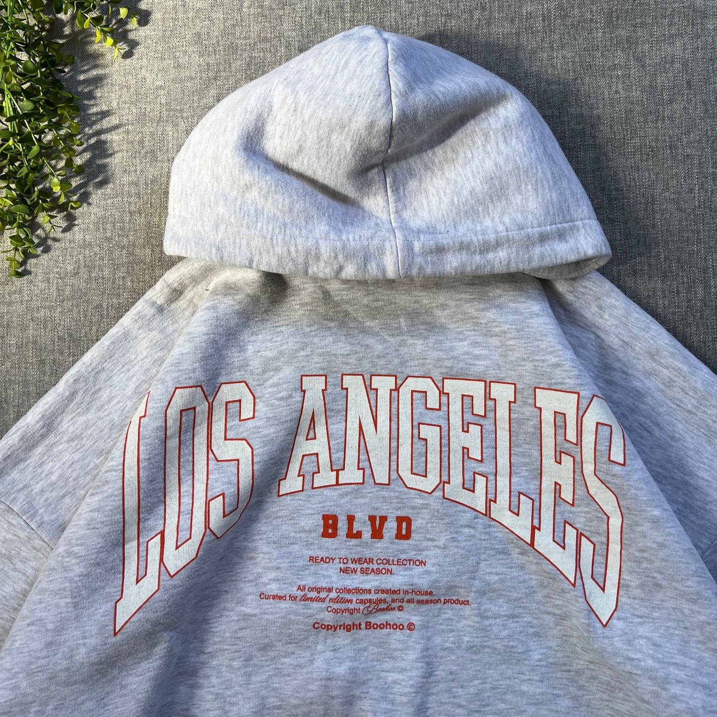 Boohoo “LA” Hoodie Oversized