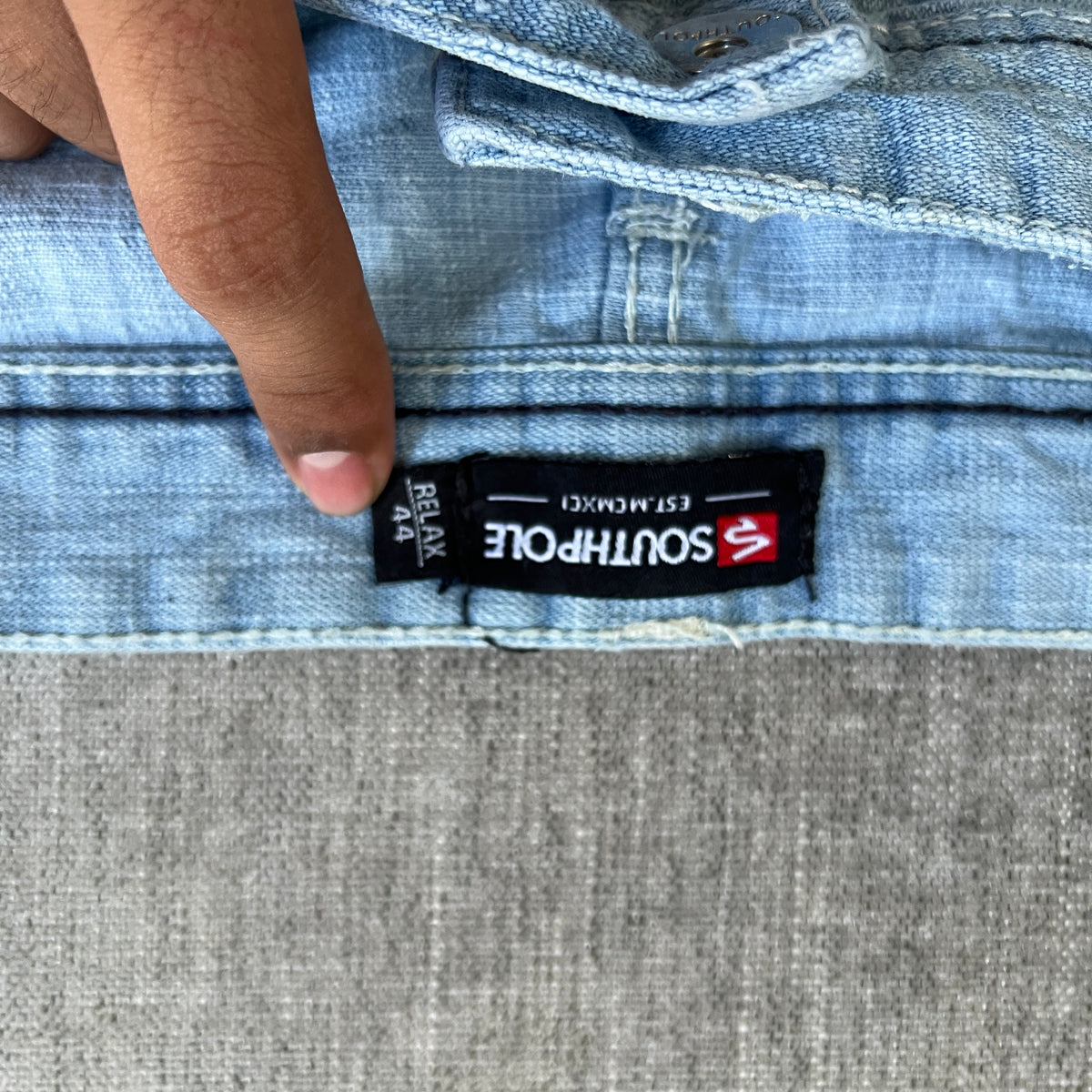 Southpole Baggy Washed Jort