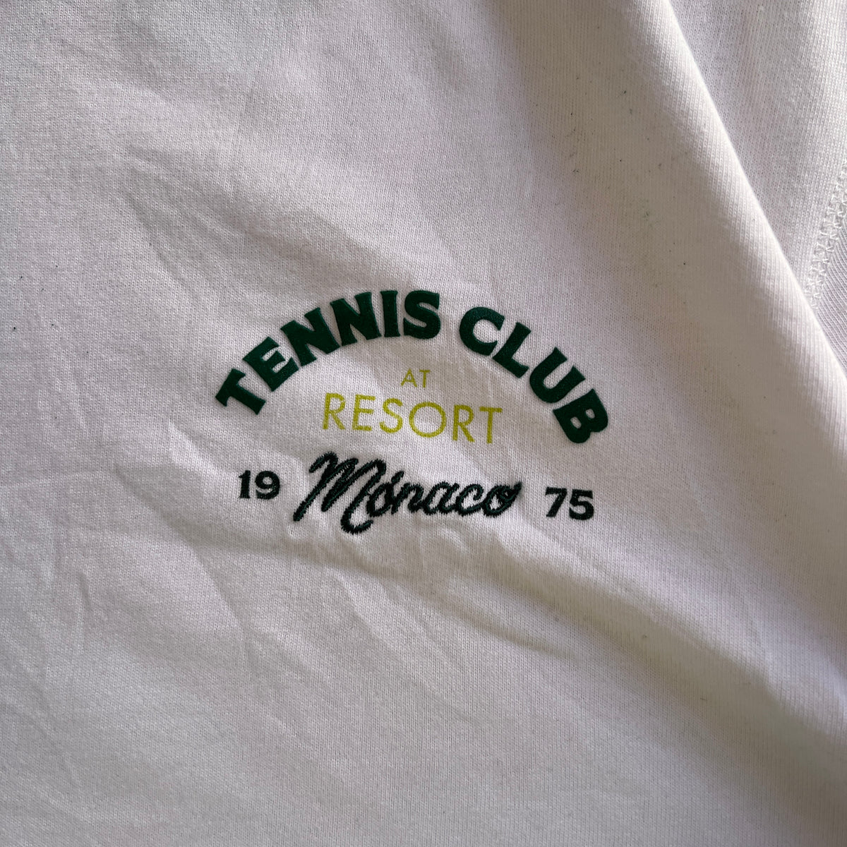 Zara “Tennis Club” Basic Tee