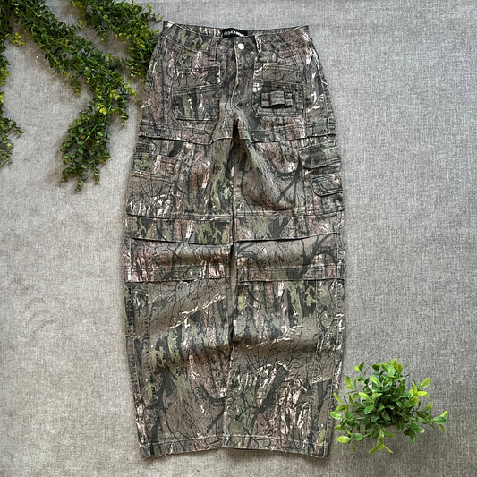 Fashion Nova Camo Baggy Jeans