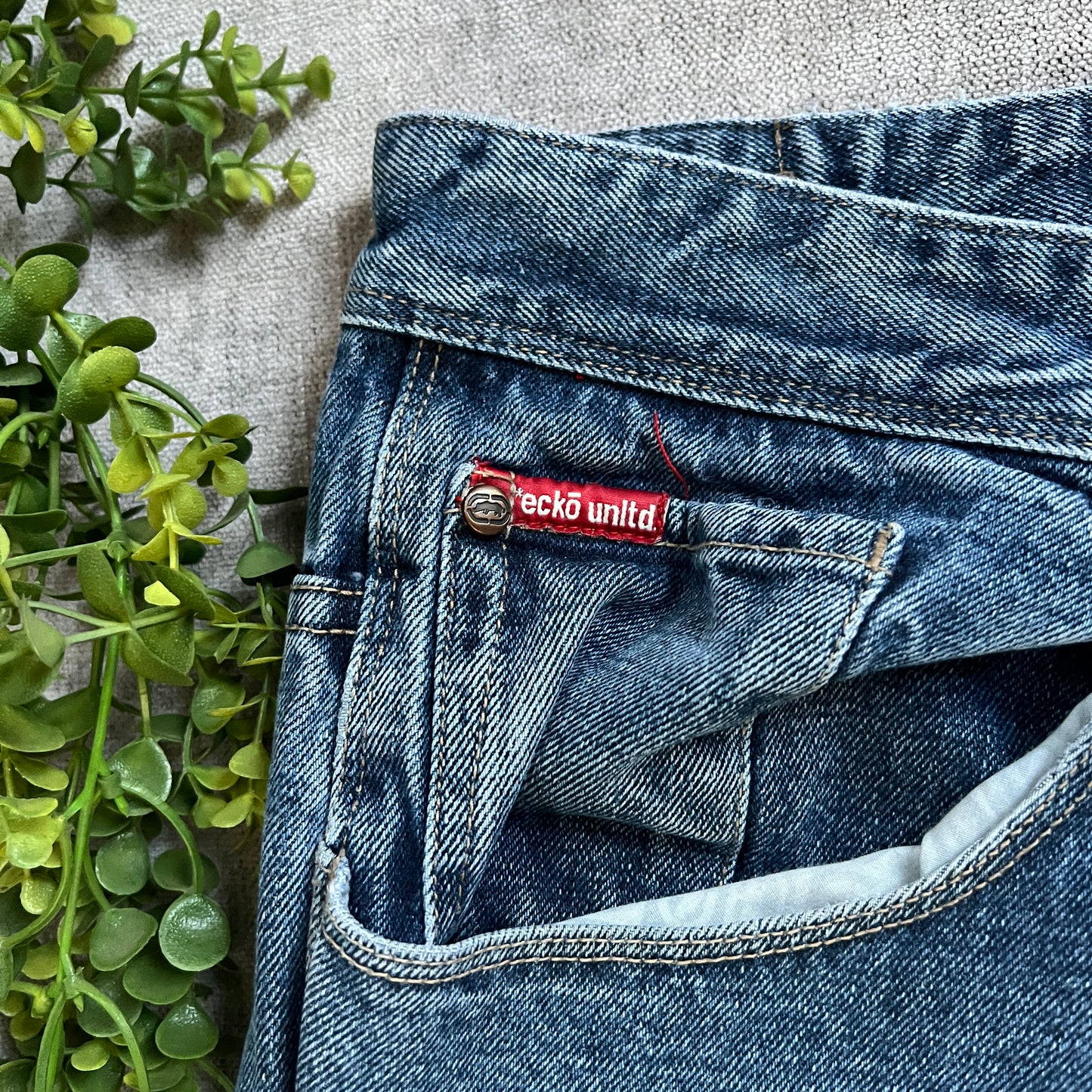 Ecko Unlmtd Y2K Carpenter Baggy Jeans