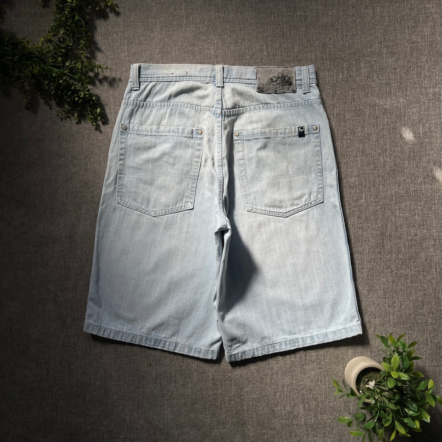 Southpole Black Tag Jort Baggy