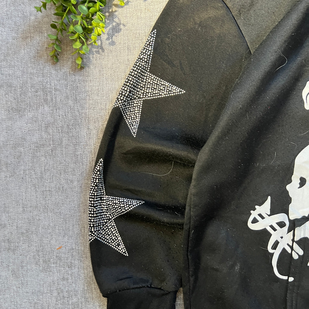 Skull Y2K Zip Hoodie