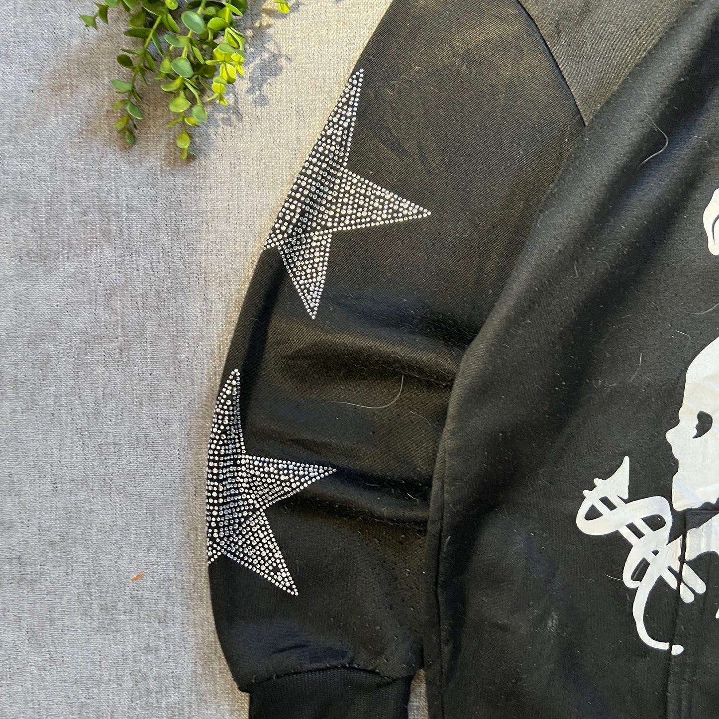 Skull Y2K Zip Hoodie