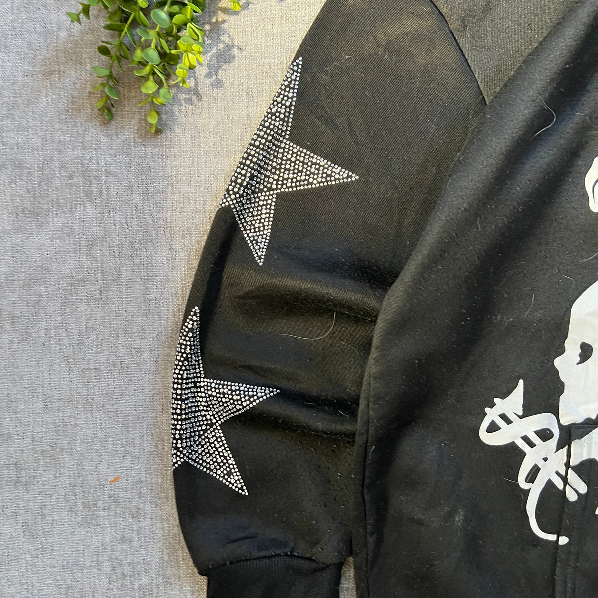 Skull Y2K Zip Hoodie