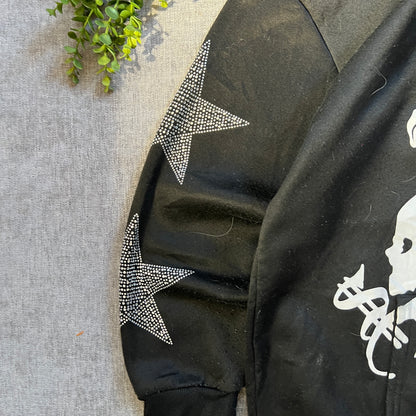 Skull Y2K Zip Hoodie
