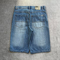 Southpole Gold Tag Baggy Washed Jort