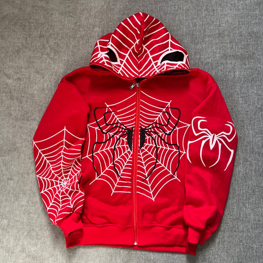 Spider Y2K Full Zip Up Hoodie
