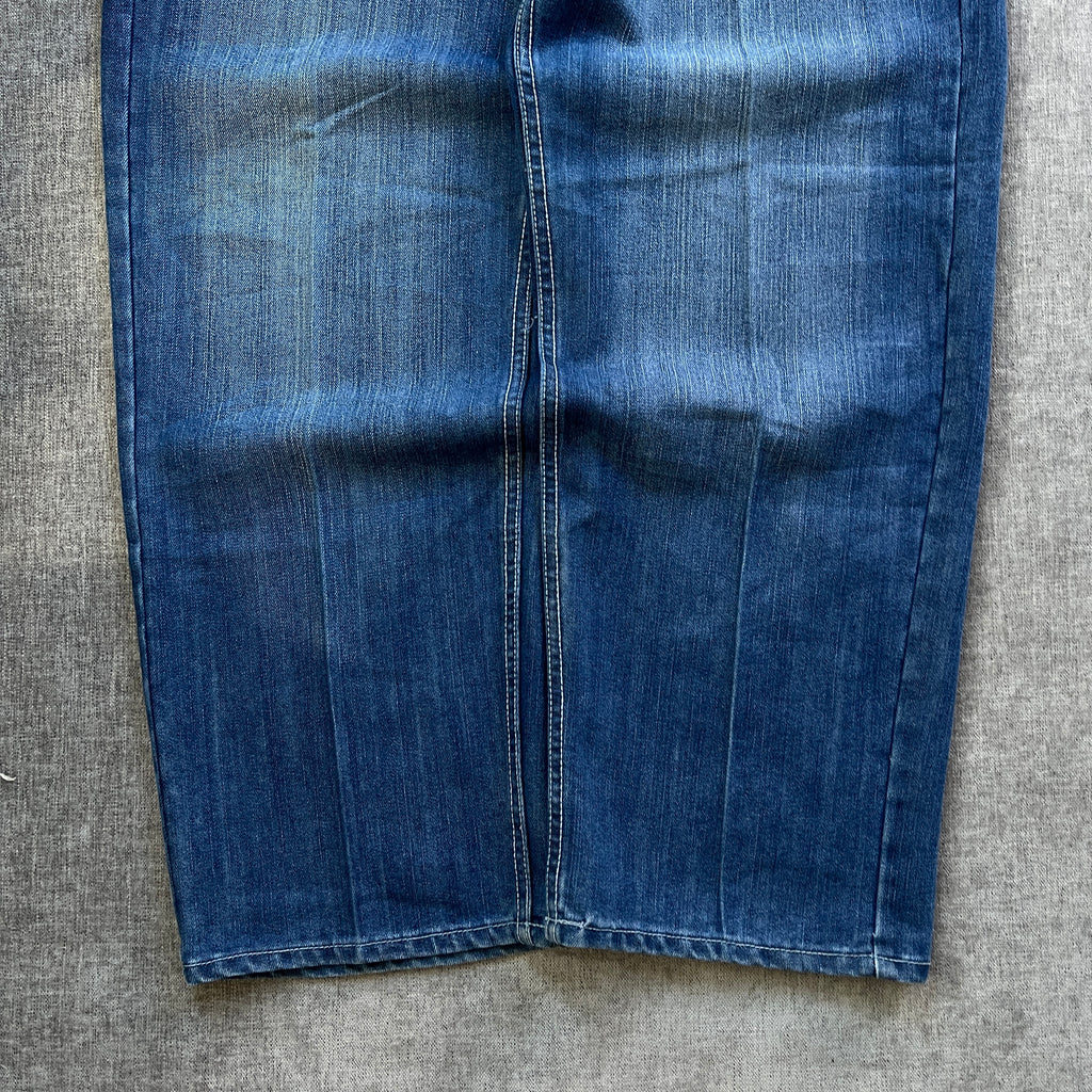 Royal Blue Y2K Baggy Jeans