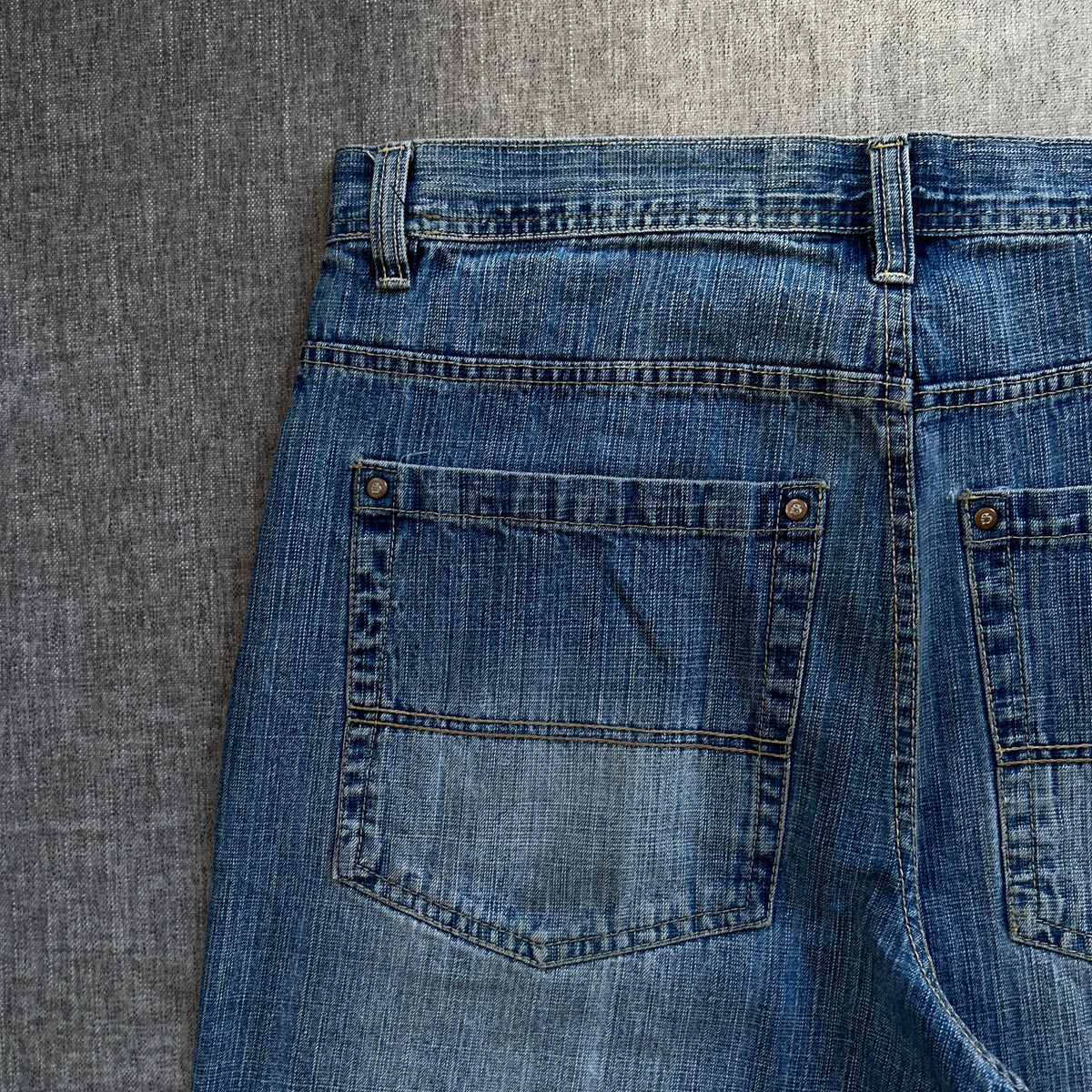 Southpole Gold Tag Baggy Washed Jort