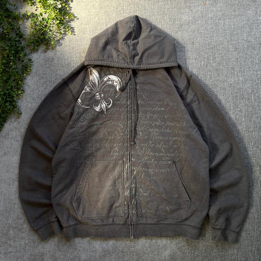 Hybrid Y2K Zip Up Hoodie