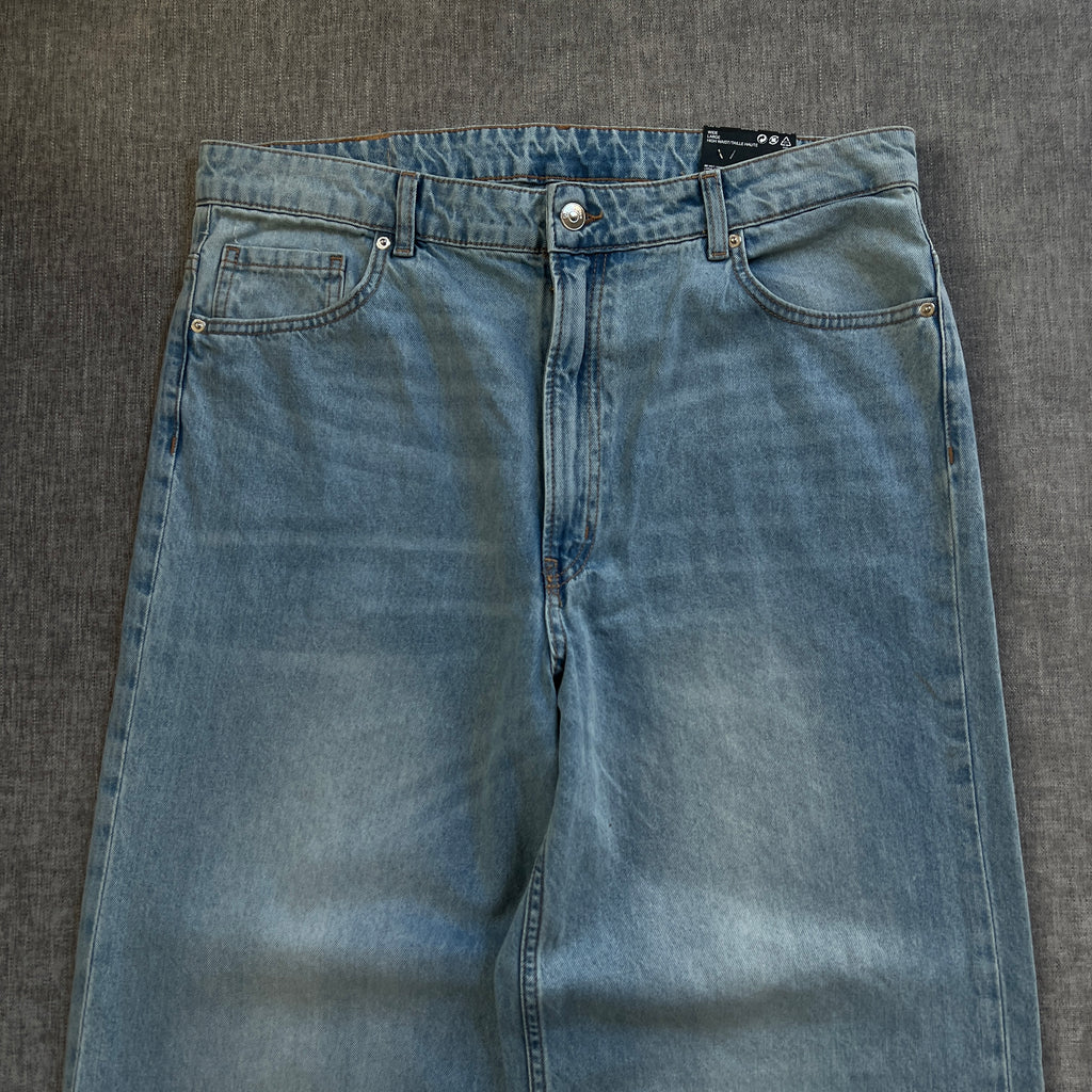 H&M Súper Baggy Washed Jeans