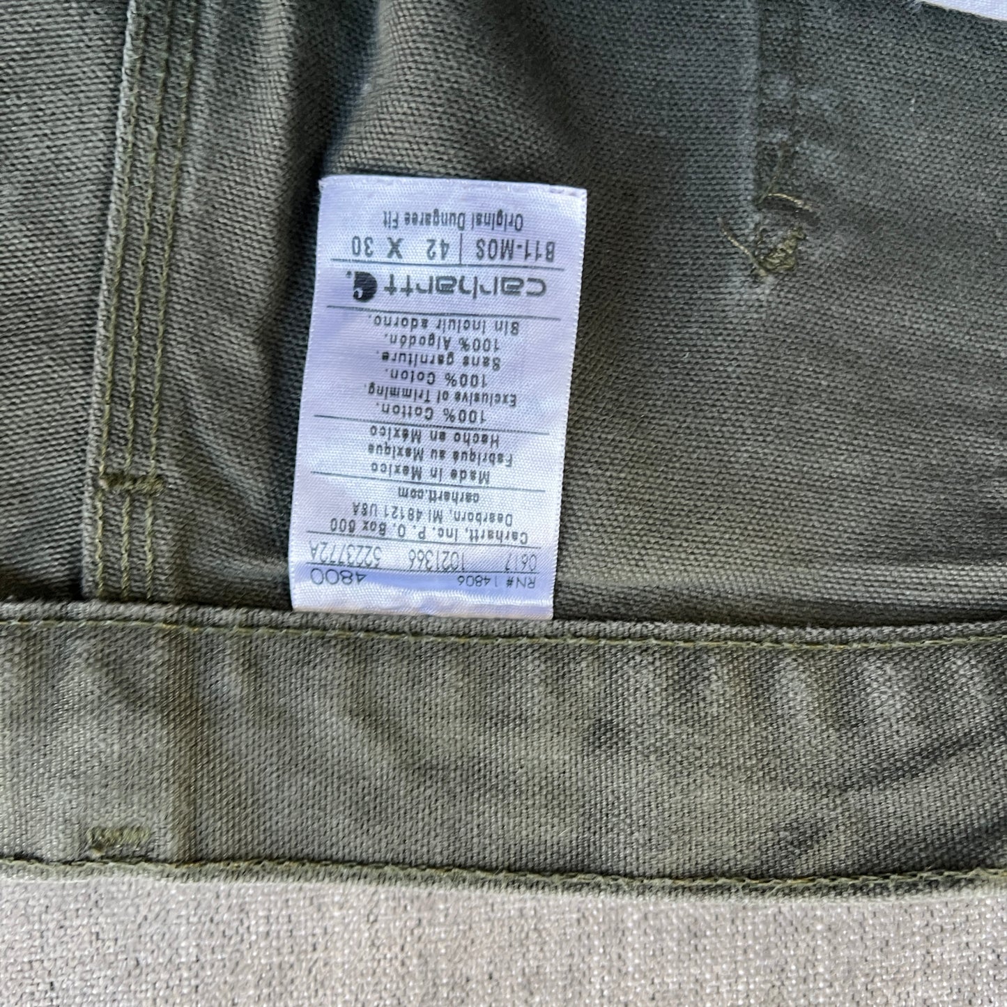 Carhartt Baggy Carpenter MOS