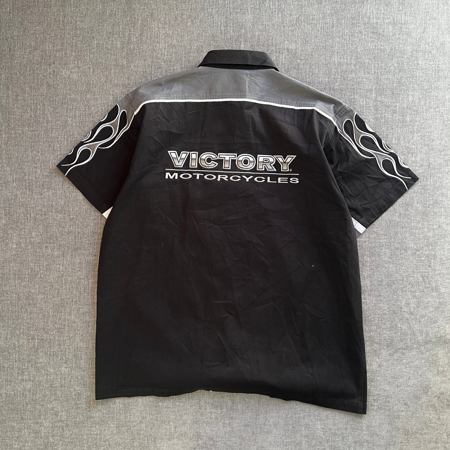 Flames Biker Shirt