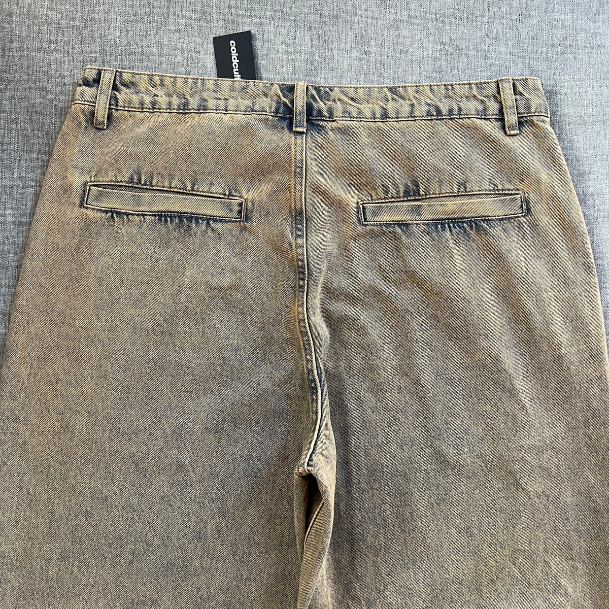 Cold Culture Sand Wash Baggy Jeans