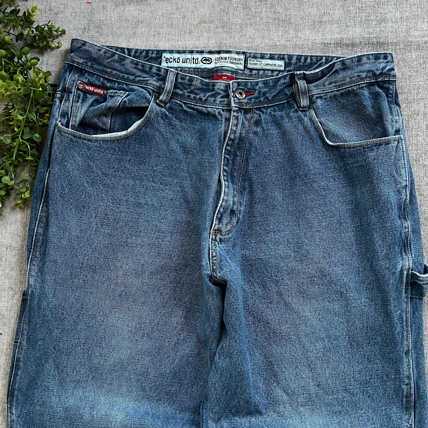Ecko Unlmtd Y2K Carpenter Baggy Jeans