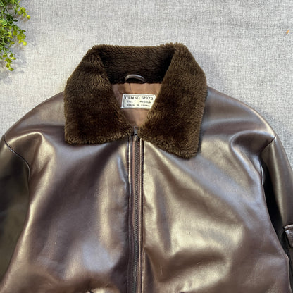 Leather Aviator Jacket