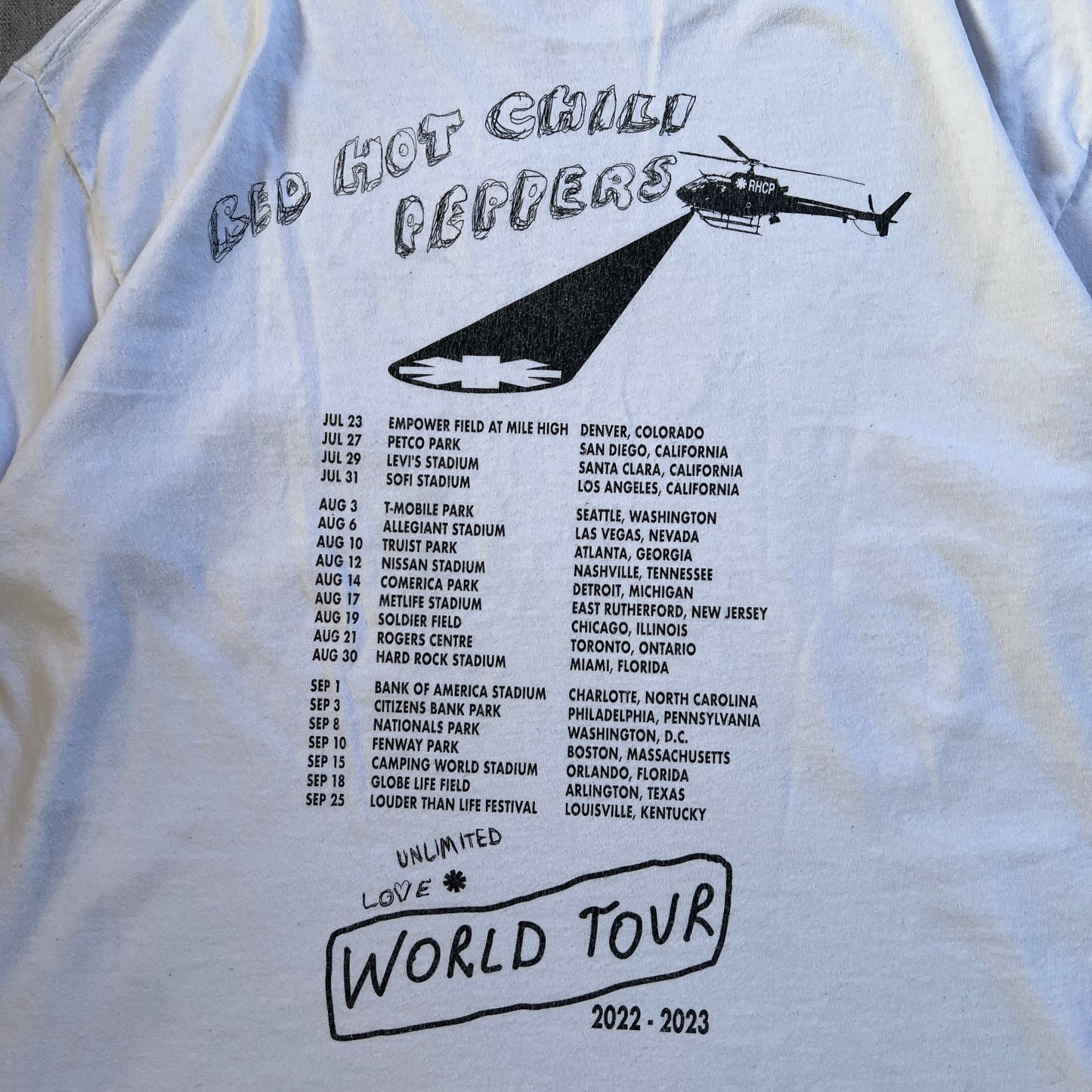 Red Hot Chilli Peppers Band Tee