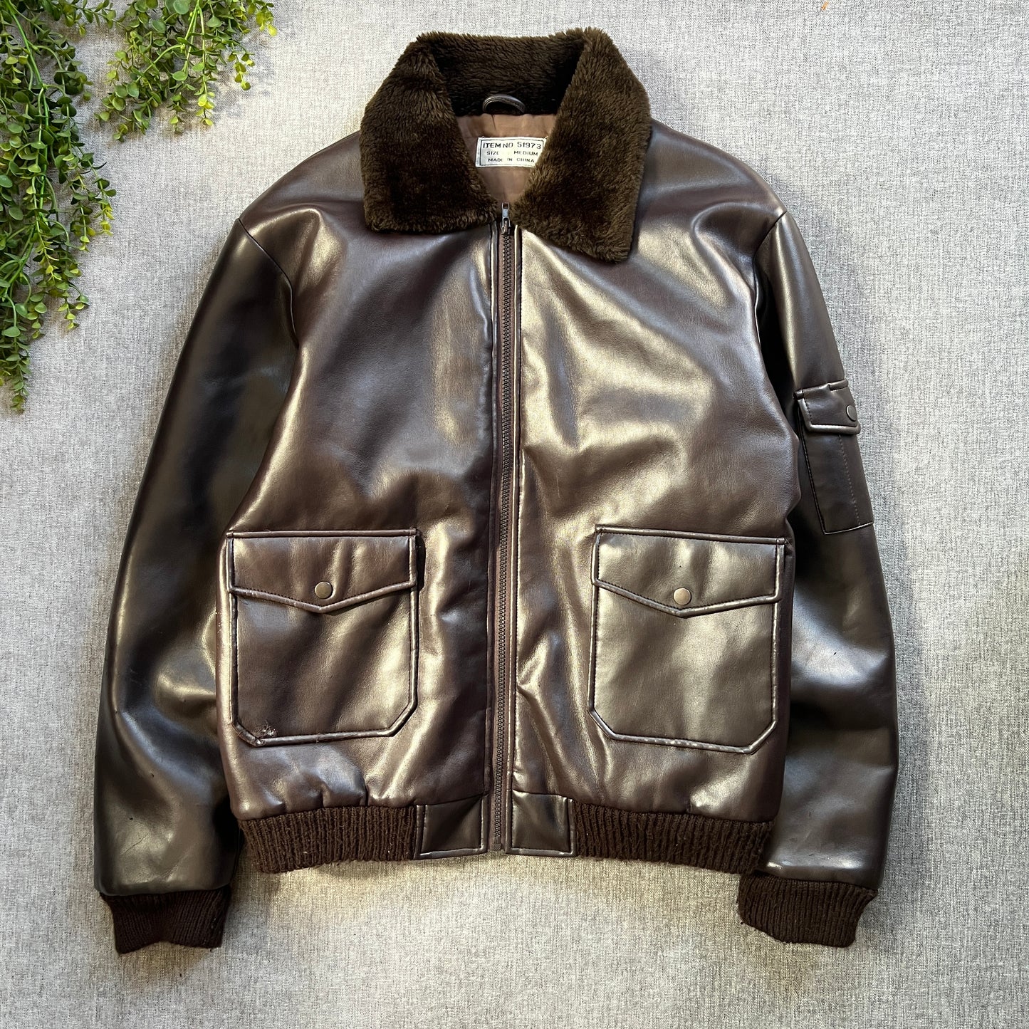 Leather Aviator Jacket