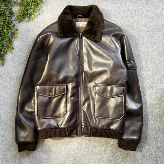 Leather Aviator Jacket
