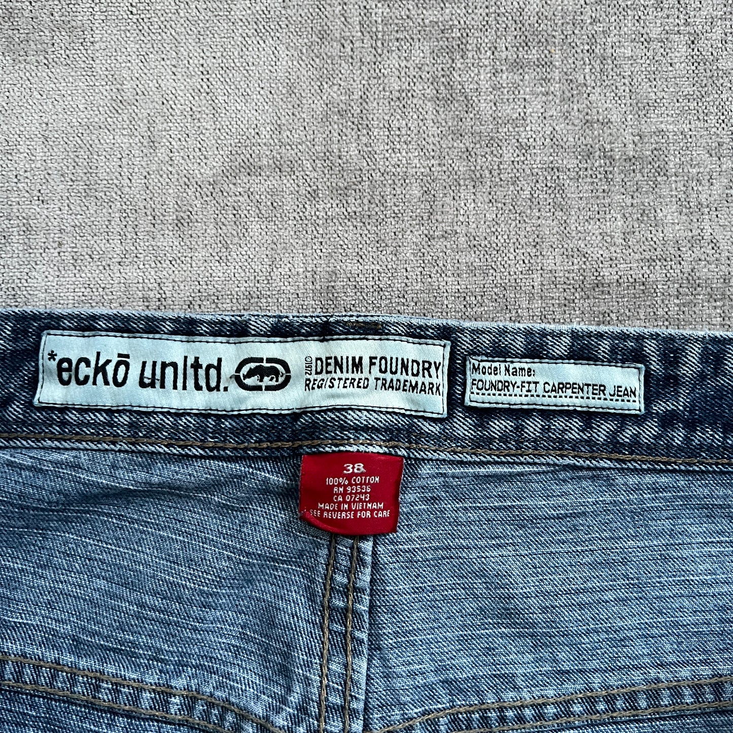 Ecko Unlmtd Y2K Carpenter Baggy Jeans