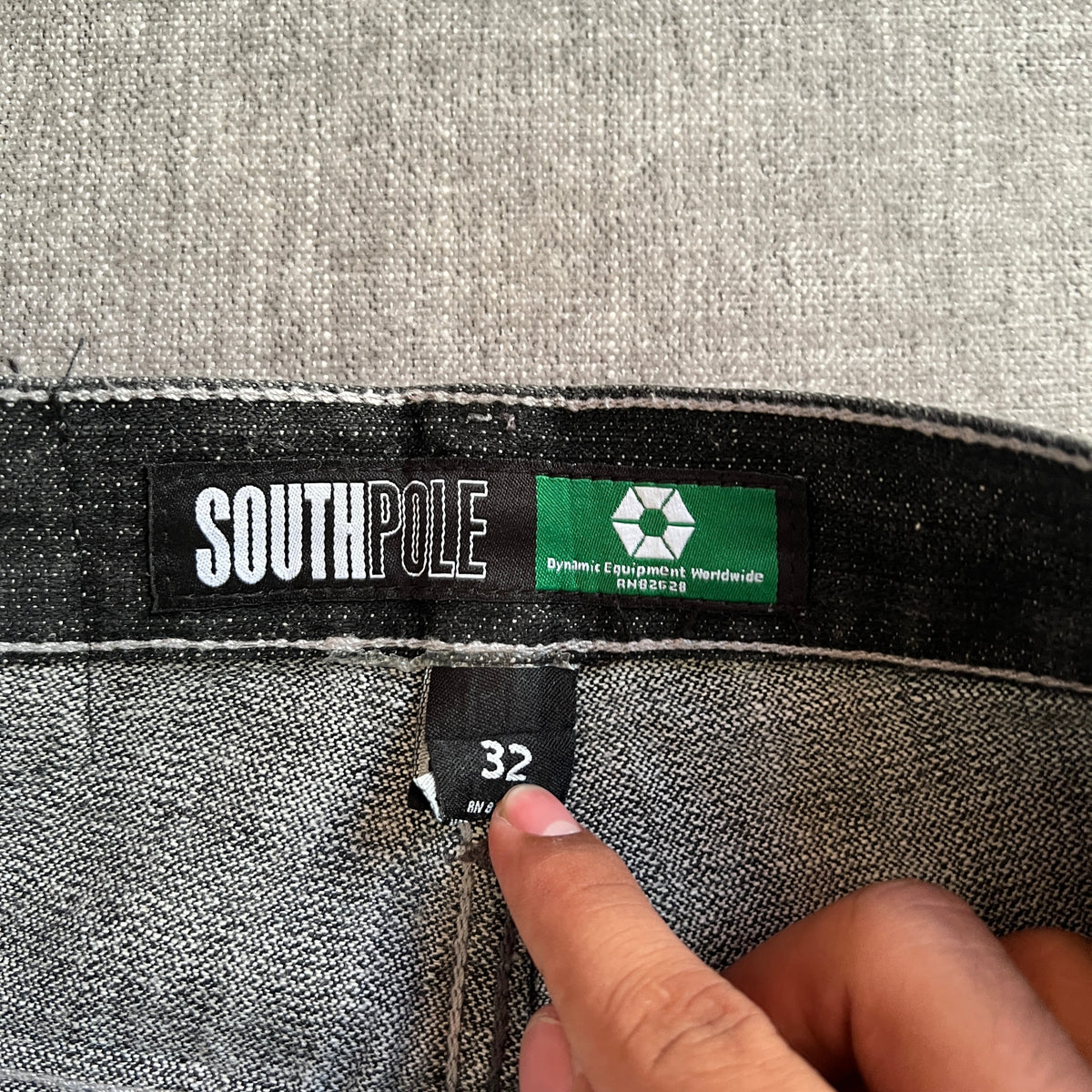 Southpole Washed Baggy Jort