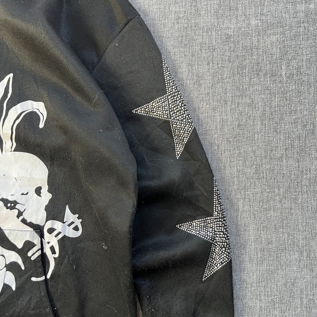 Skull Y2K Zip Hoodie
