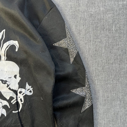 Skull Y2K Zip Hoodie