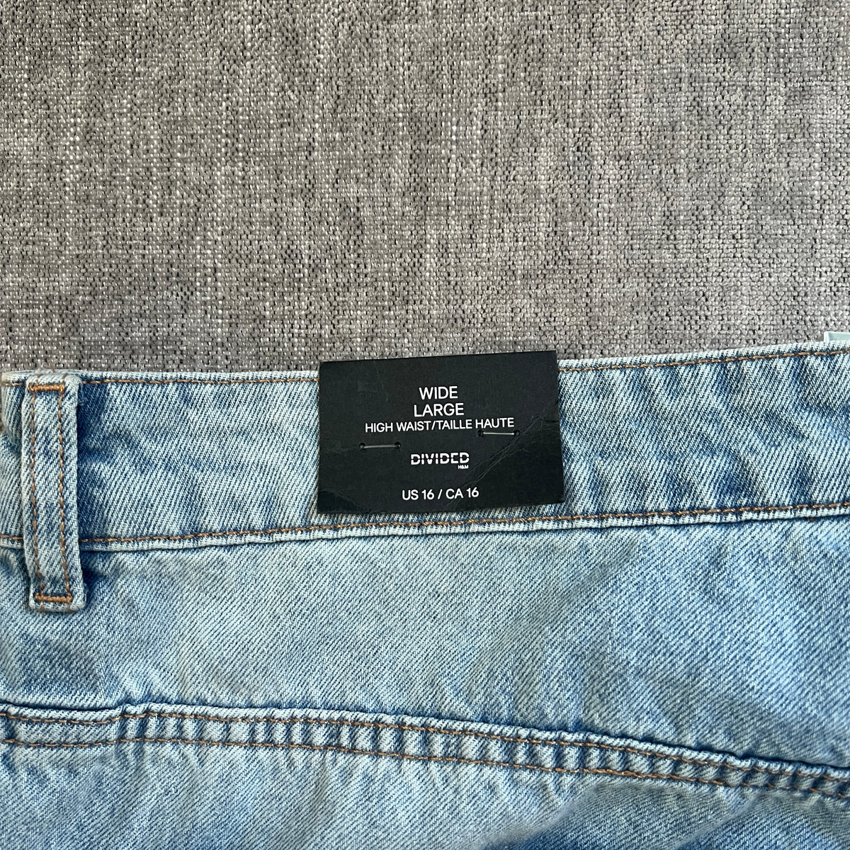 H&M Súper Baggy Washed Jeans