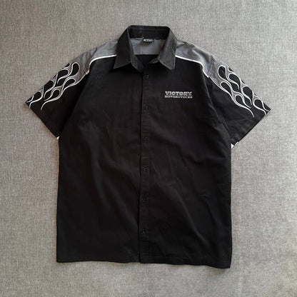 Flames Biker Shirt