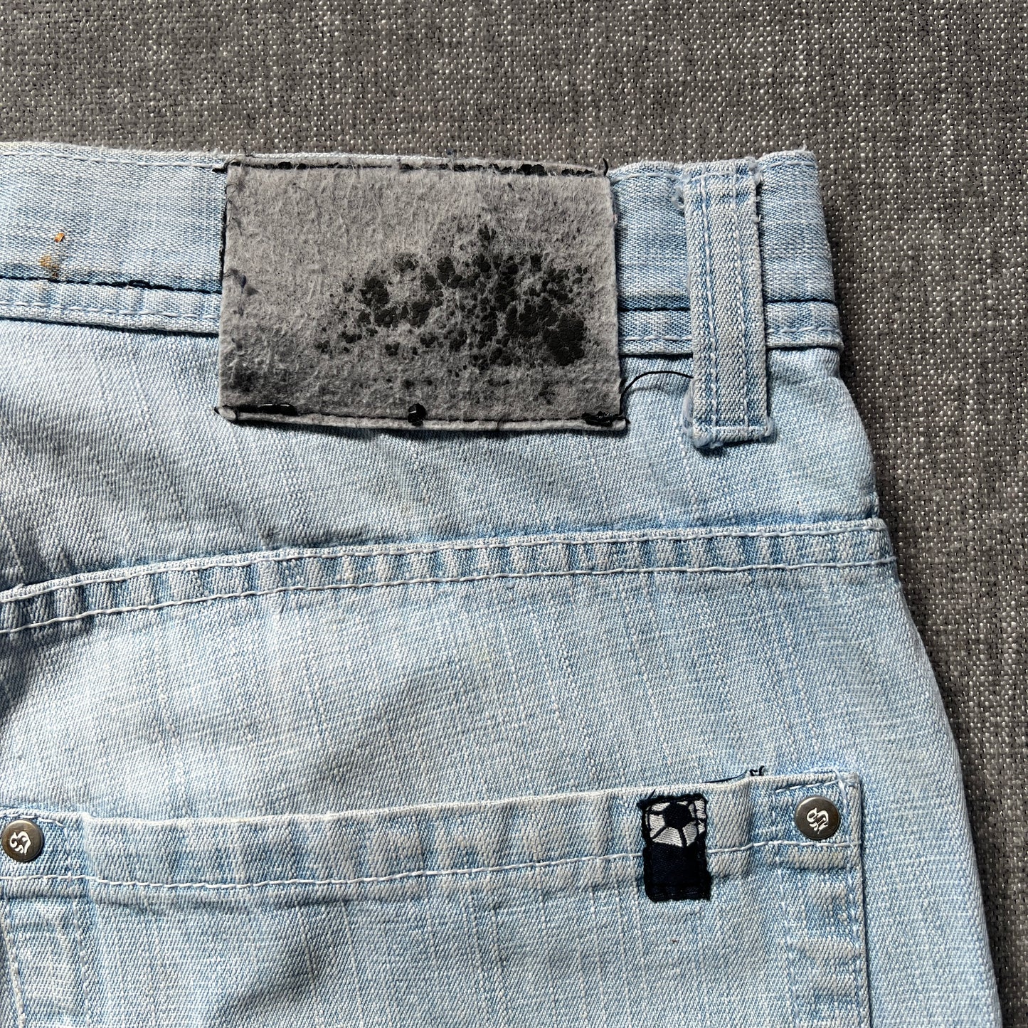 Southpole Black Tag Jort Baggy
