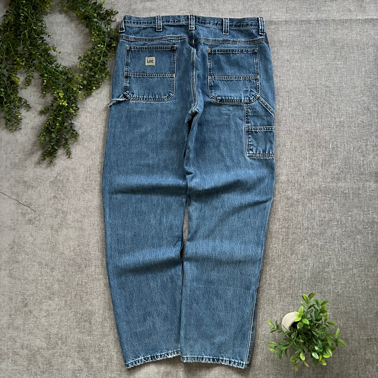 Lee Dungaree Carpenter Baggy Jeans