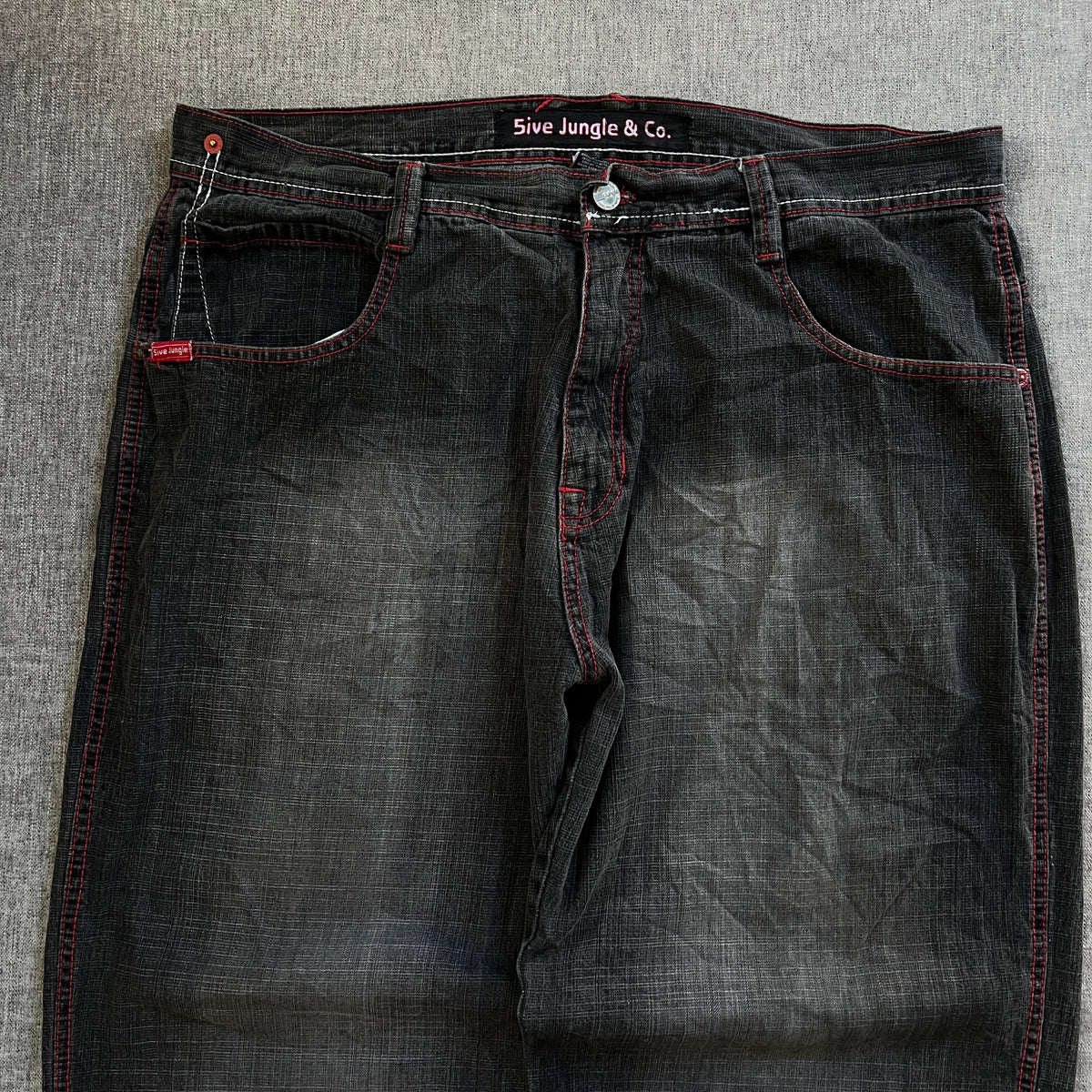 5ive Jungle Washed Baggy Jeans