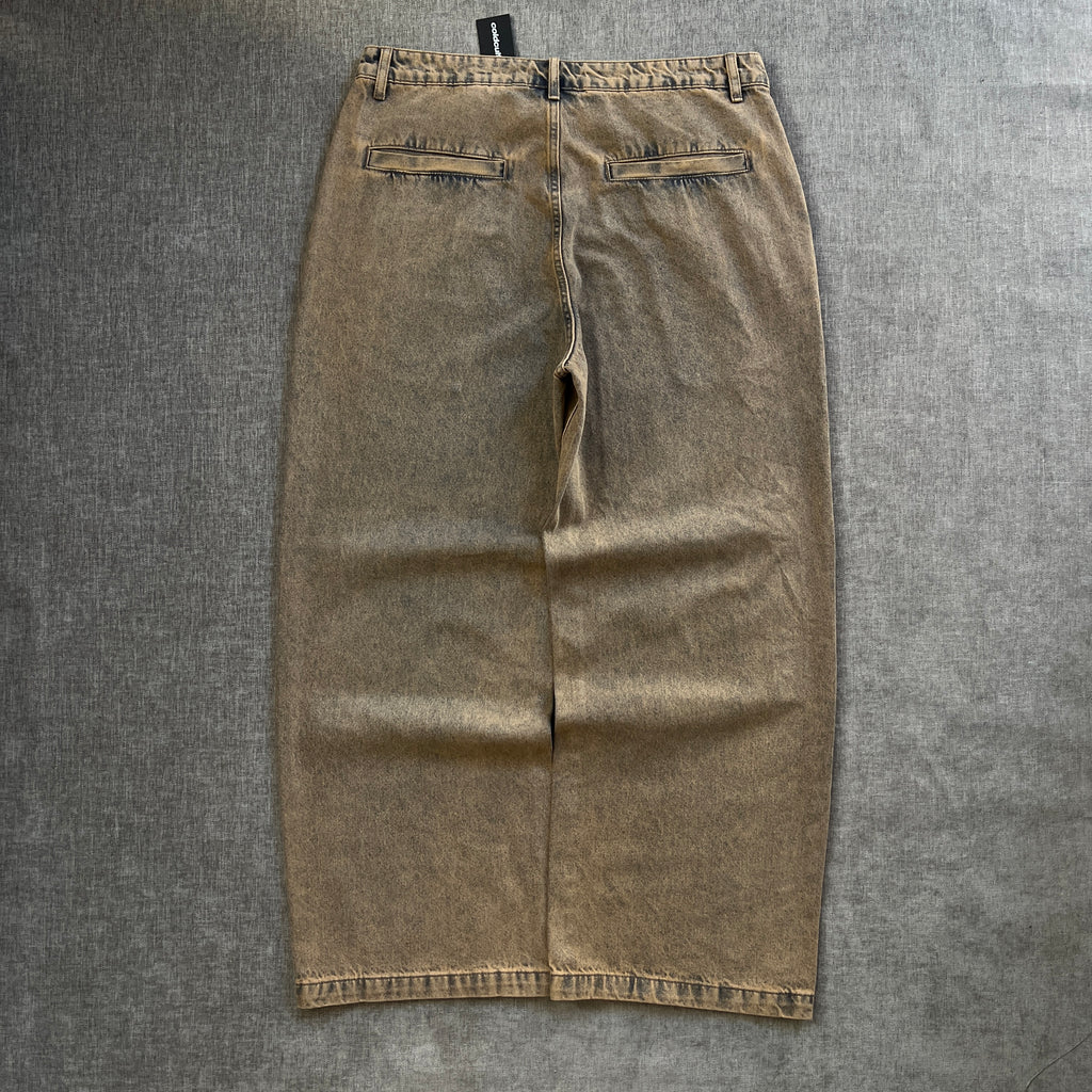 Cold Culture Sand Wash Baggy Jeans