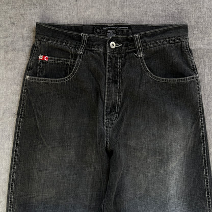 Southpole Red Tag Baggy Washed Jeans