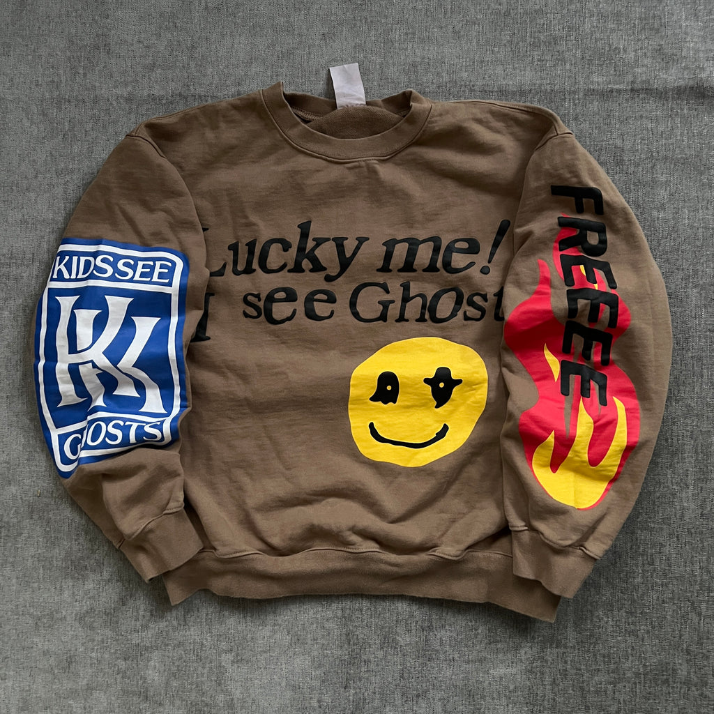 Nagri "Lucky Me I see Ghosts" Kanye Crew Neck