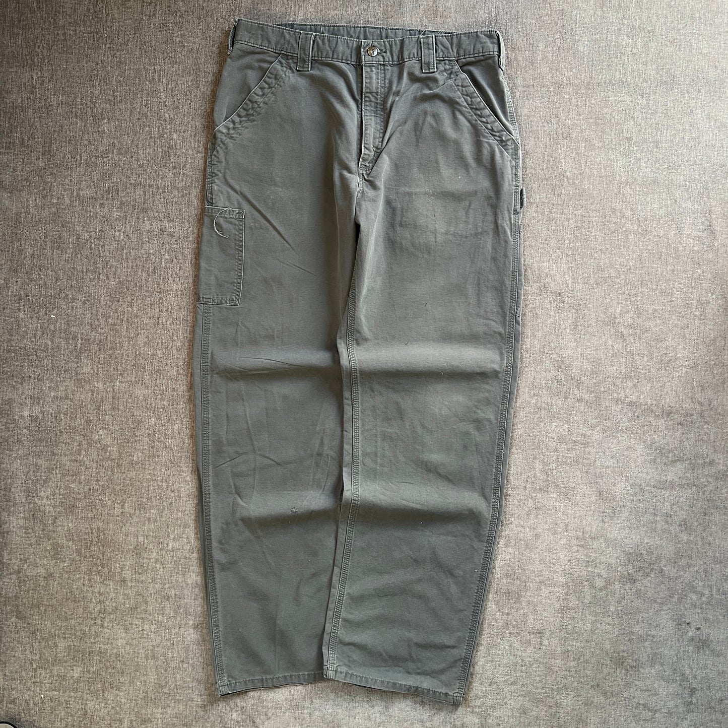 Carhartt Original Dungaree Fit Grey Carpenter Jeans