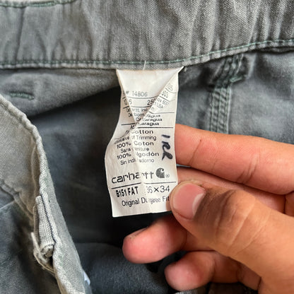 Carhartt Original Dungaree Fit Grey Carpenter Jeans