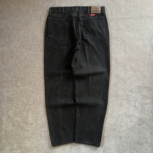 Wrangler Relaxed Fit Black Jeans